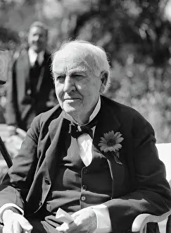 Fort Myers Prints: Portrait of Thomas Edison