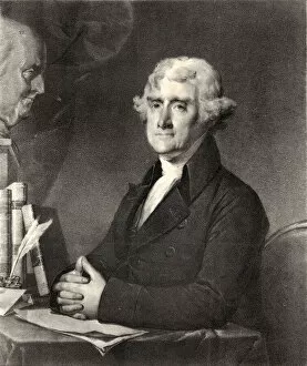 Images Dated 16th June 2011: Portrait of Thomas Jefferson