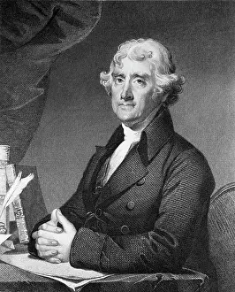 Portrait of Thomas Jefferson After Gilbert Stuart