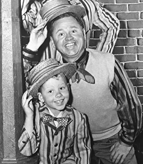 Portrait of Timmy and Mickey Rooney