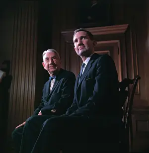 Tom C Prints: Portrait of Tom Clark and Ramsey Clark