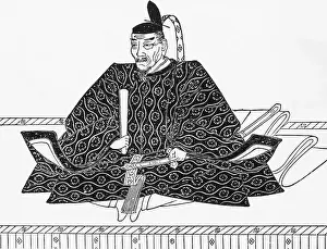Kimono Prints: Portrait of Toyotomi Hideyoshi