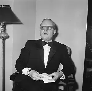 Portrait of Truman Capote Sitting in Chair