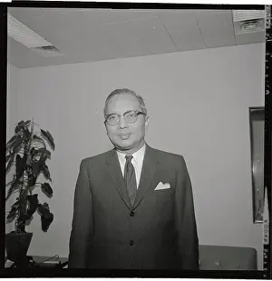 Portrait of U Thant at United Nations
