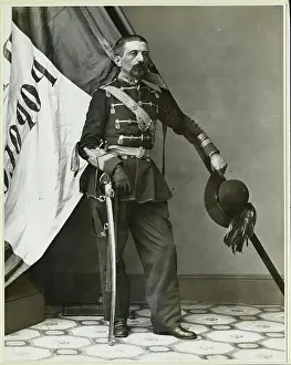 1860s Prints: Portrait Of Union Officer A.Rupetti