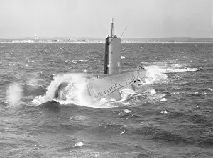 Portrait of USS Nautilus Submarine