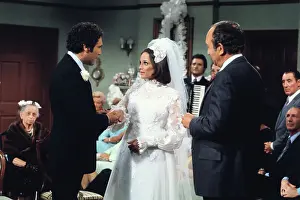 Portrait of Valerie Harper and David Groh in Television Wedding