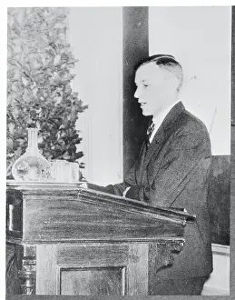 Stockholm Prints: Portrait of VP Murphy Giving Lecture