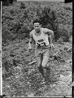 Portrait of W O G Grut Running