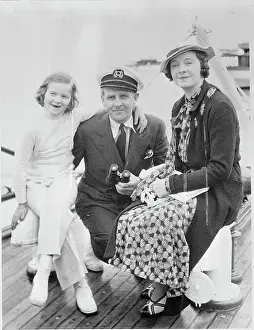 Portrait of Walter Winchell with Family