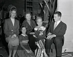 Tony Hope Prints: Portrait of Wife and Children of Bob Hope