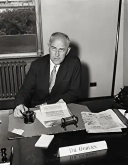 Portrait of William F. Ogburn