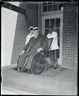 Portrait of William H Taft in Wheelchair