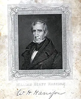 Portrait Of William Henry Harrison