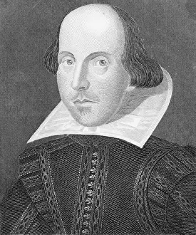 Portrait of William Shakespeare After Martin Droeshout