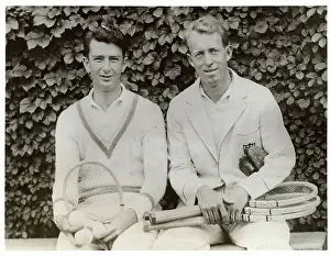 Portrait of Wilmer Allison and John Van Ryn