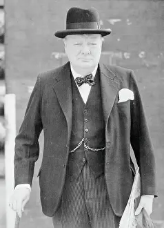 Portrait of Winston Churchill