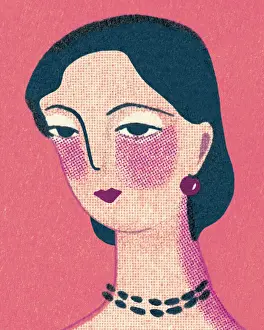 Blush Prints: Portrait of a Woman