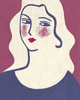 Blush Prints: Portrait of a Woman
