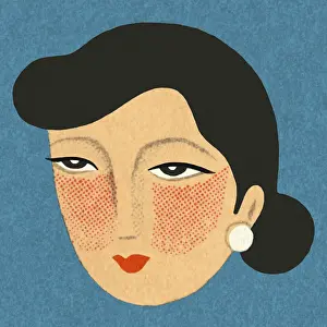Blush Prints: Portrait of a Woman