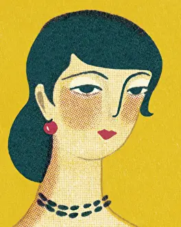 Blush Prints: Portrait of a Woman