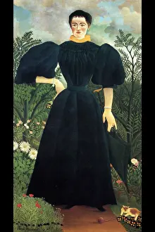 Folk Prints: Portrait of a Woman