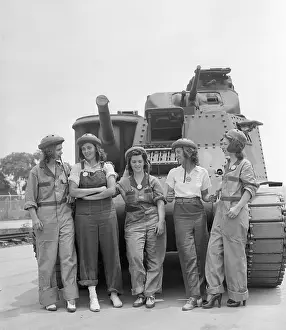 Portrait of Women Contributing to War Effort