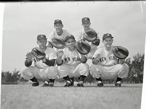 Portrait of Yankee Catchers
