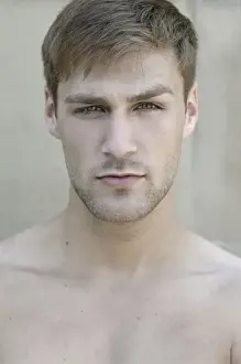 Reflective Prints: Portrait of a young bare-chested man