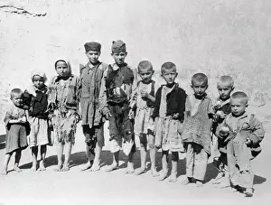 Yugoslavia Prints: Portrait of Young Bosnian Orphans