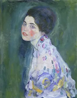 Klimt Prints: Portrait of a Young Lady
