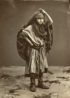 Teenage Girl Prints: Portrait of Young Middle Eastern Girl