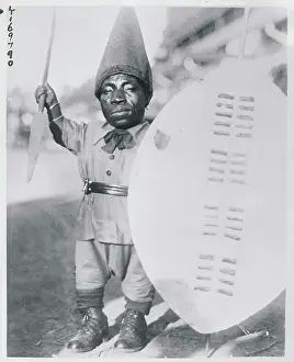 Little People Prints: Portrait of Zulu dwarf named July
