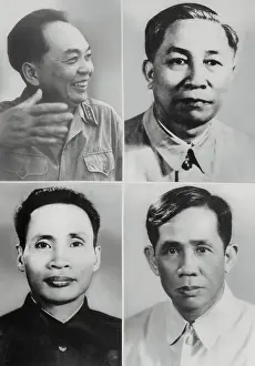 Portraits of Four Communist Leaders