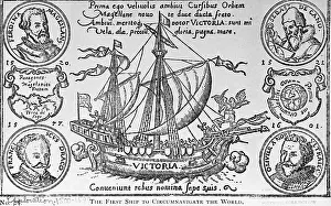 Portraits Of Magellan And Francis Drake