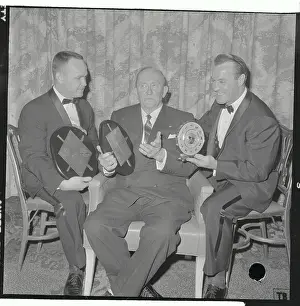 Portraits of Nellie Fox, Ty Cobbs, and Hank Bauer