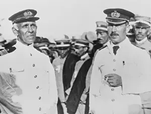 Admiral Prints: Portuguese Aviators after Flying Across South Atlantic Ocean
