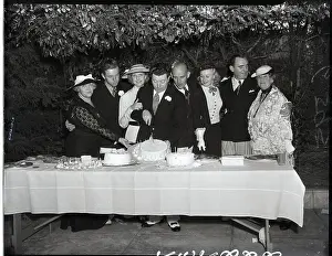 Birthday Prints: Posed Group at Frank McHugh's Birthday
