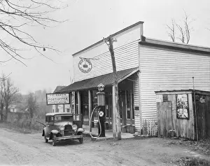 Post Office and Gasoline Station