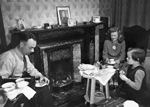 Fireplace Prints: Post-War Meal