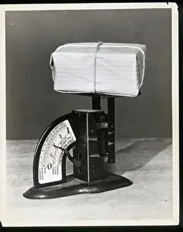 Postal Service Prints: Postal Scale and Package