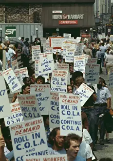 Huty34046 Prints: Postal Workers Protest