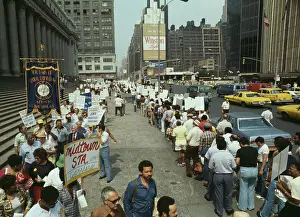 Huty34046 Prints: Postal Workers Protest