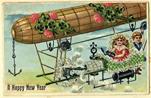 Postcard, A Happy New Year