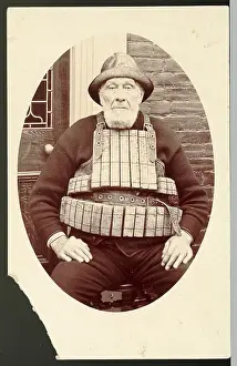 Postcard Prints: Postcard With Portrait Of Bob Hook