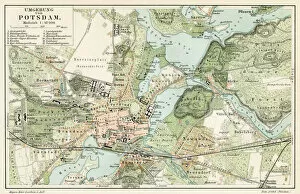 Images Dated 19th July 2016: Postdam map 1896