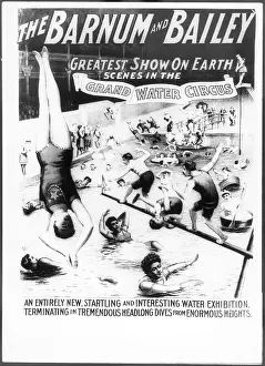 Balancing Prints: Poster Advertisement for Barnum Bailey Greatest Show on Earth