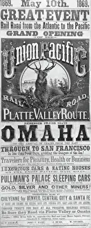 Opening Prints: Poster Advertising Opening Of Railroad