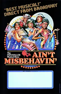 Arc0014010 Prints: Poster For Ain't Misbehavin