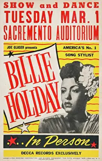 Poster For A Billie Holiday Concert